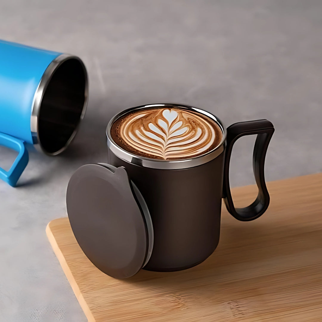 Stainless Steel + Plastic Mugs (Set of 4)
