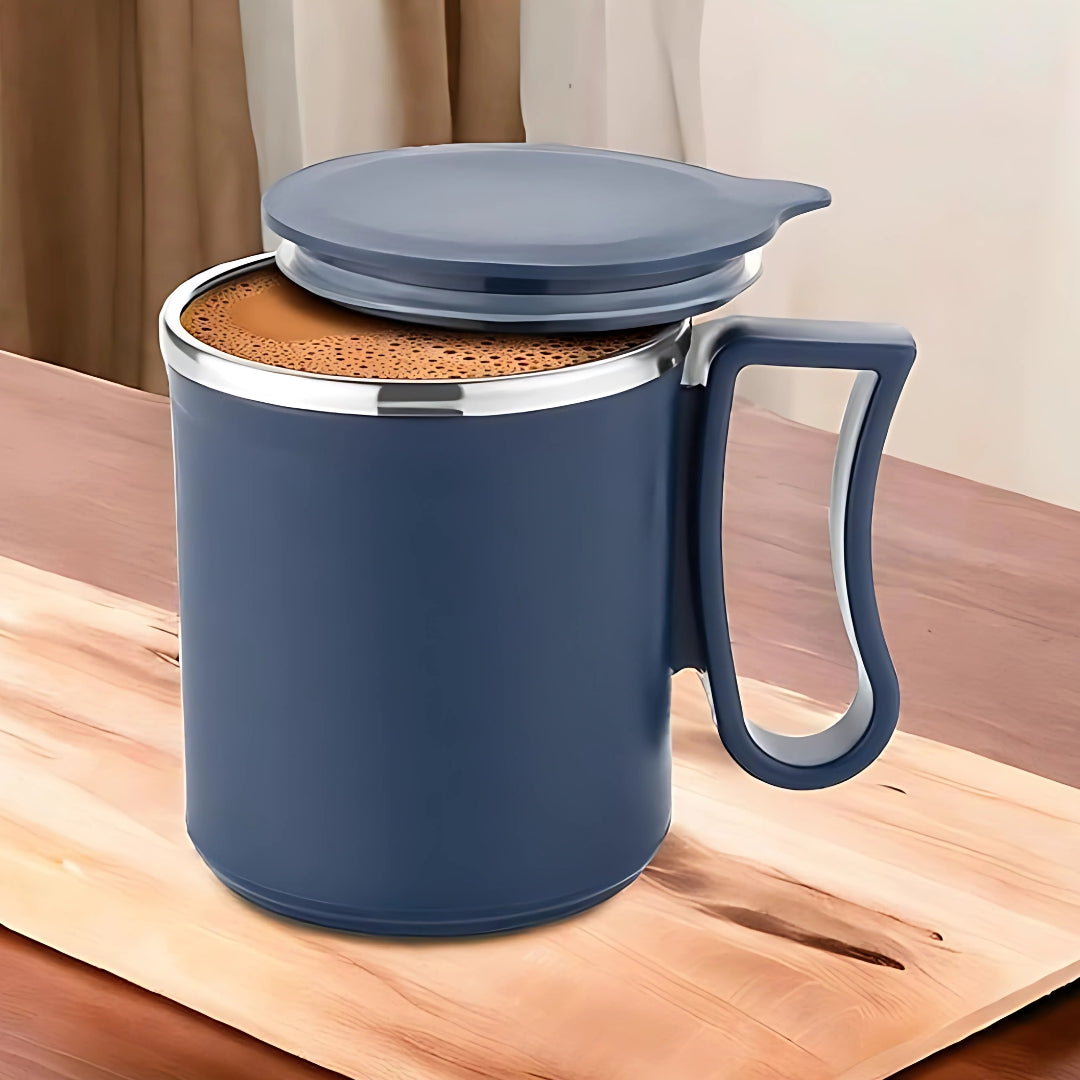 Stainless Steel + Plastic Mugs (Set of 4)