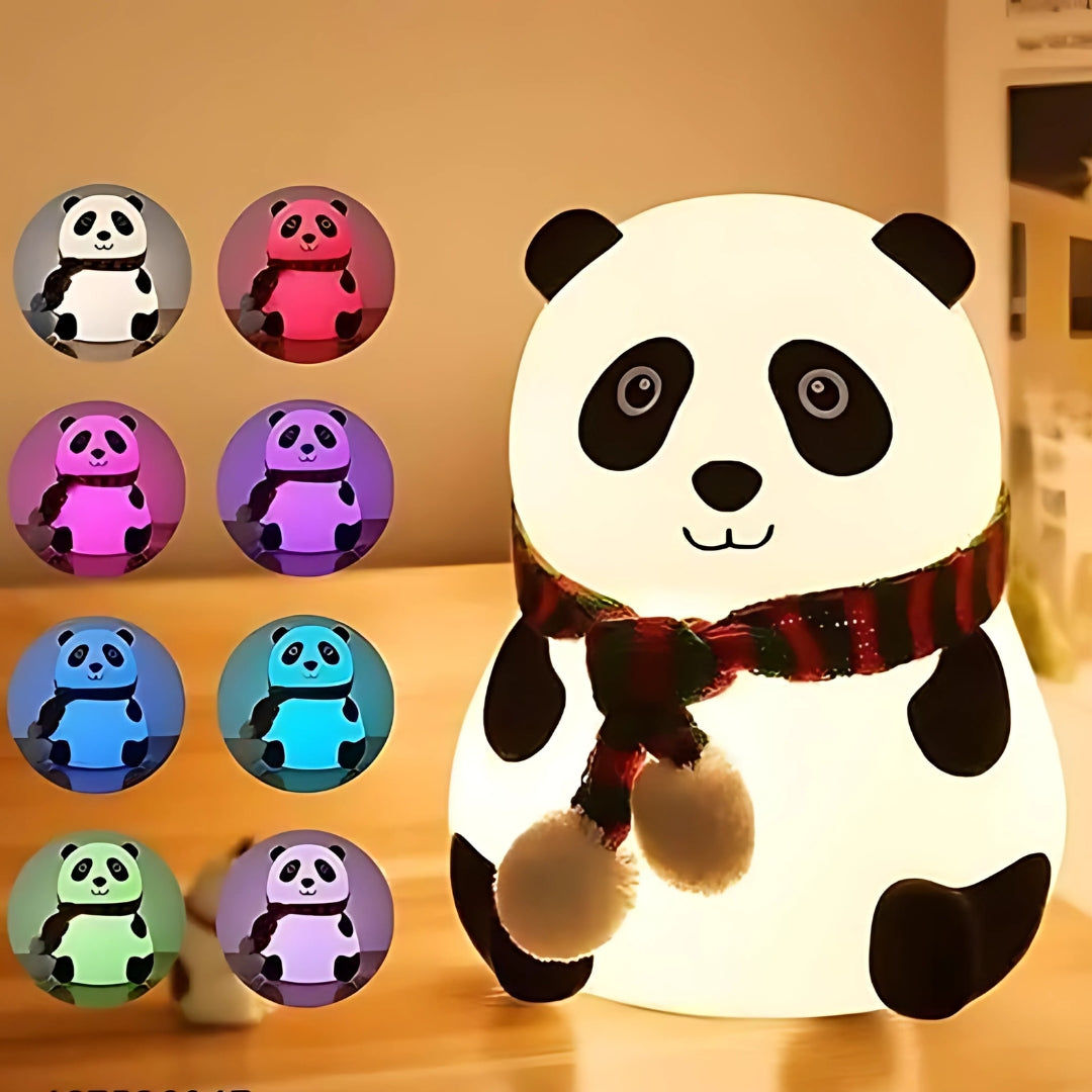 Silicone Panda Touch Lamp