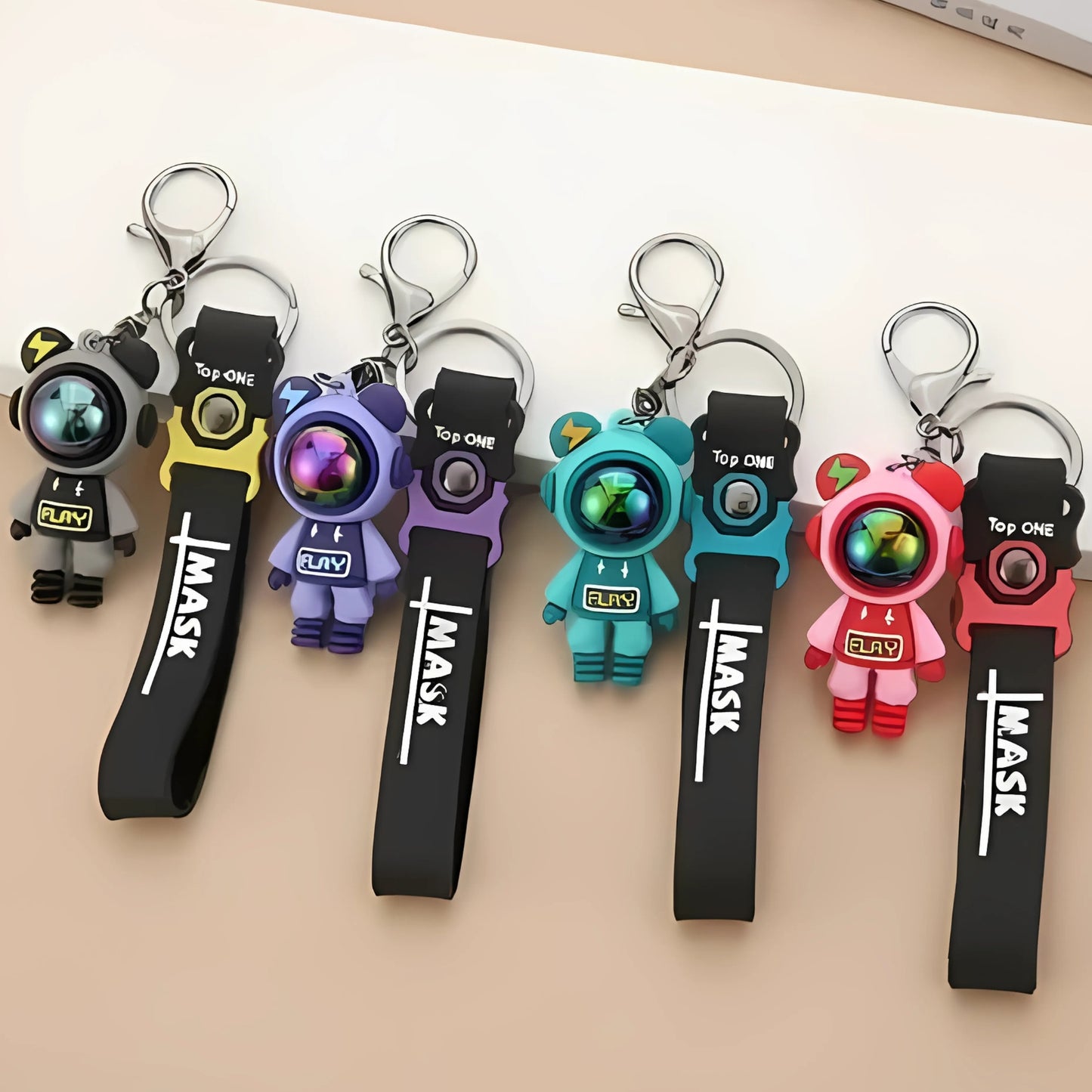 3D Astronaut Keychain