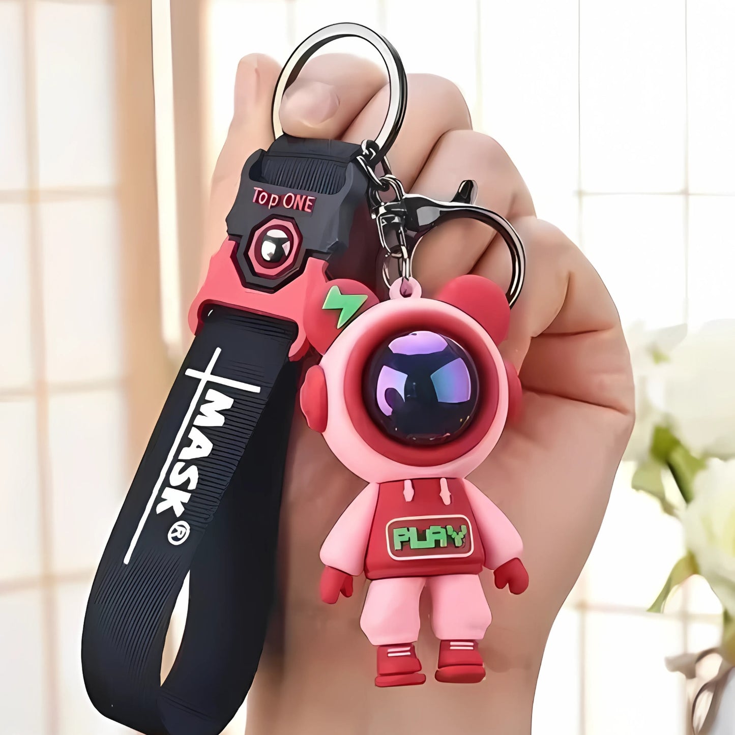 3D Astronaut Keychain